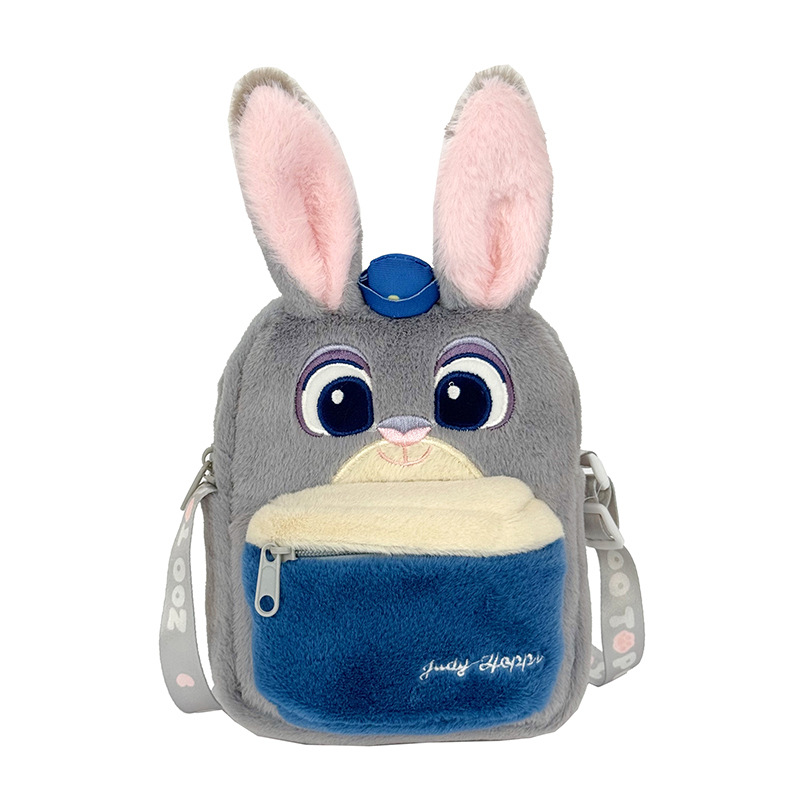 New cross-border Stitch backpack, plush bag, cartoon doll, mobile phone bag, Judnick children's crossbody bag Item Picture