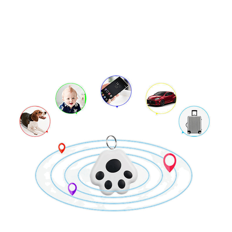 Bluetooth anti-loss device, finder, alarm, pet search, mobile phone key, creative cat paw, two-way search and positioning, intelligent Item Picture
