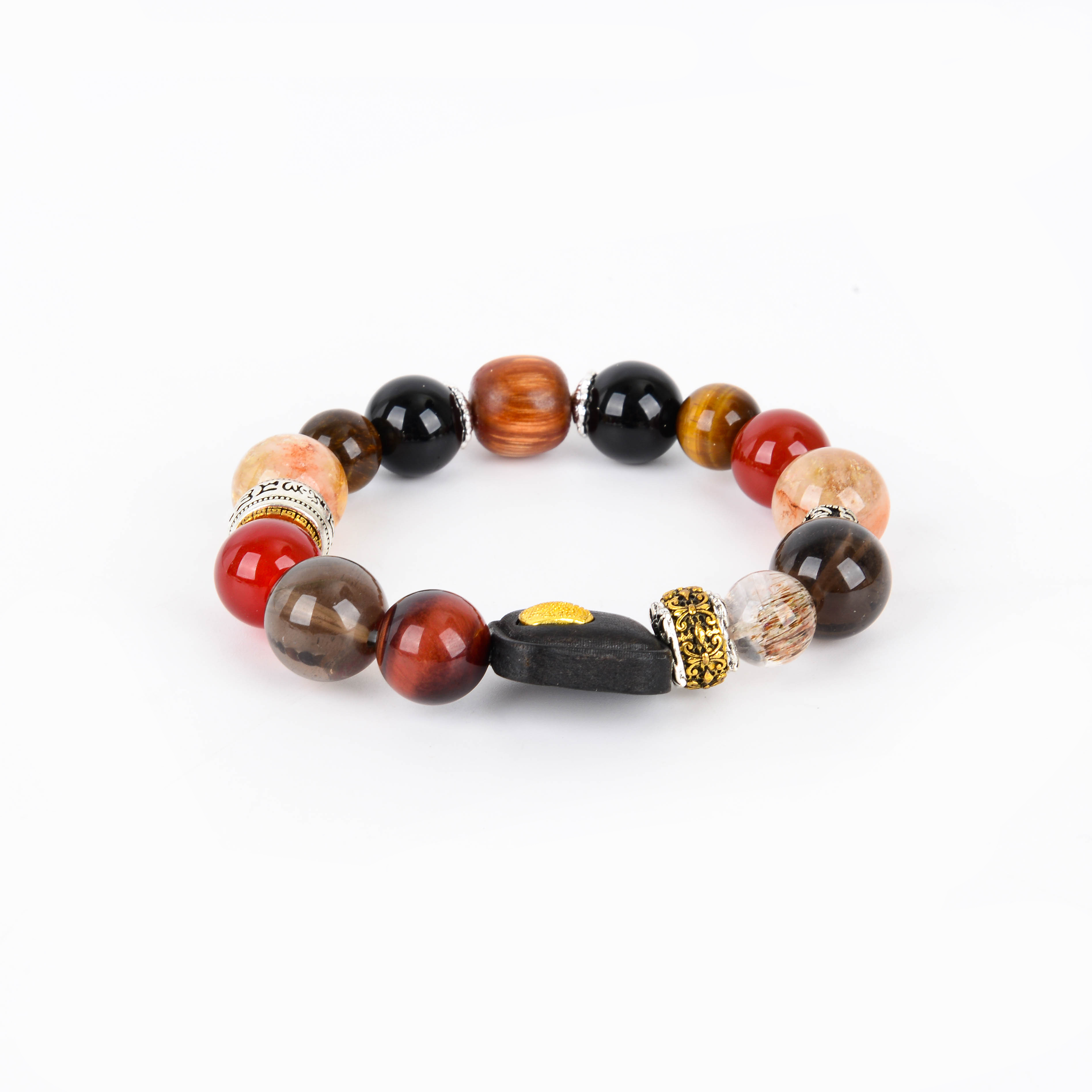 手链/水晶手串/木头十字架手链/饰品/珍珠手持念珠产品图