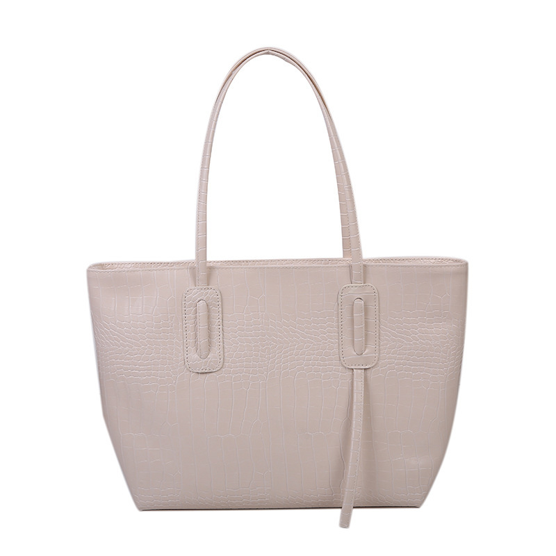 Simple and large-capacity women's bag, 2020 new trendy and versatile ins single-shoulder bag, popular hand-held tote bag Item Picture