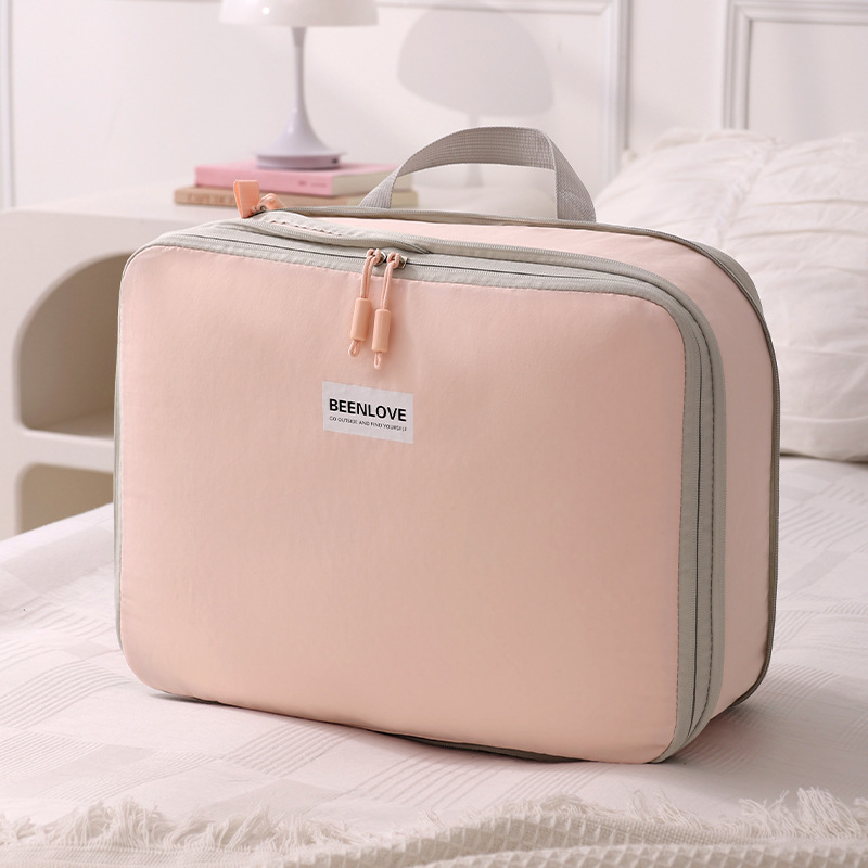 Runhui's new two-sided compression storage bag, travel clothing compression storage bag, large-capacity suitcase storage bag Specification drawing