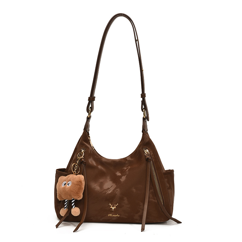 Casual commuting large-capacity women's 2025 new style, high-end and versatile crossbody bag, fashionable single-shoulder armpit bag Item Picture