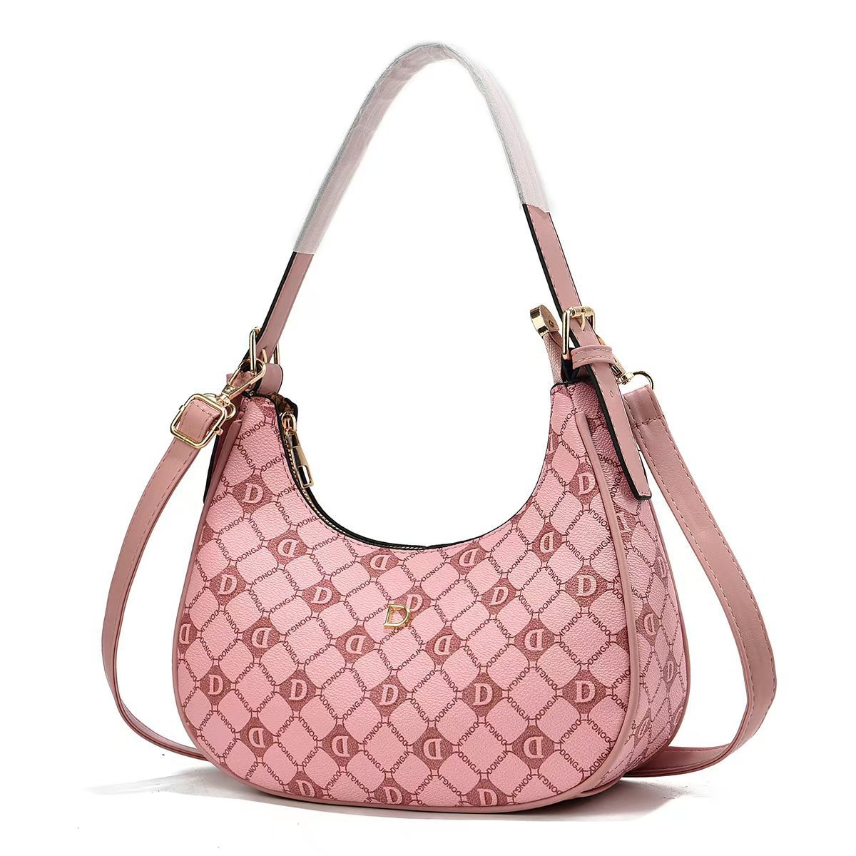 New women's bag with printed underarm, fashionable and trendy women's bag, single-shoulder crossbody bag, high-end handbag for women Specification drawing