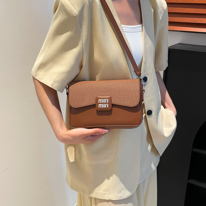 Cross-border women's bags, European and American retro single-shoulder bags, summer new underarm bags, women's high-end and versatile crossbody bags details Picture