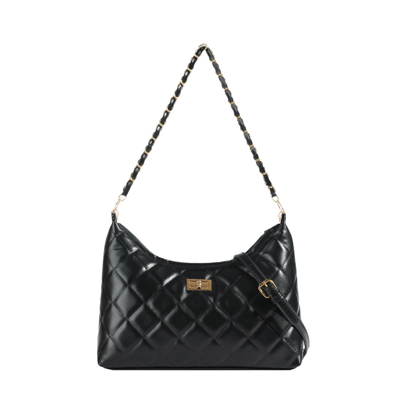 This is a unique and high-quality women's 2024 new diamond-shaped chain bag, which is fashionable, versatile, elegant and high-end. It's a single-shoulder crossbody bag Item Picture
