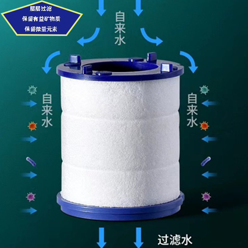 Wholesale of kitchen faucet filters, small water purifiers for tap water, electroplating water filters and extenders Specification drawing