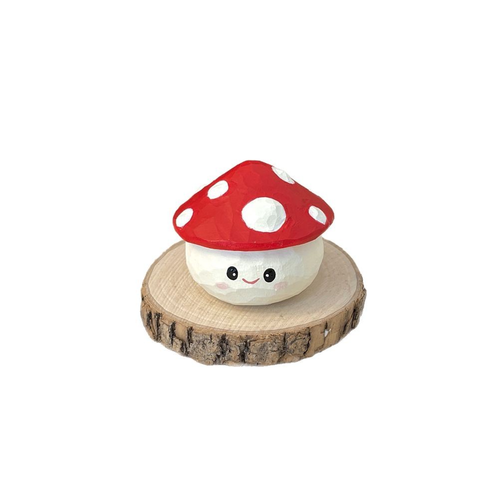 MXX49201 Mushroom Hat Tuan Tuan Office Desk Decoration Car Pendant, key chain Gift for couples and friends Item Picture