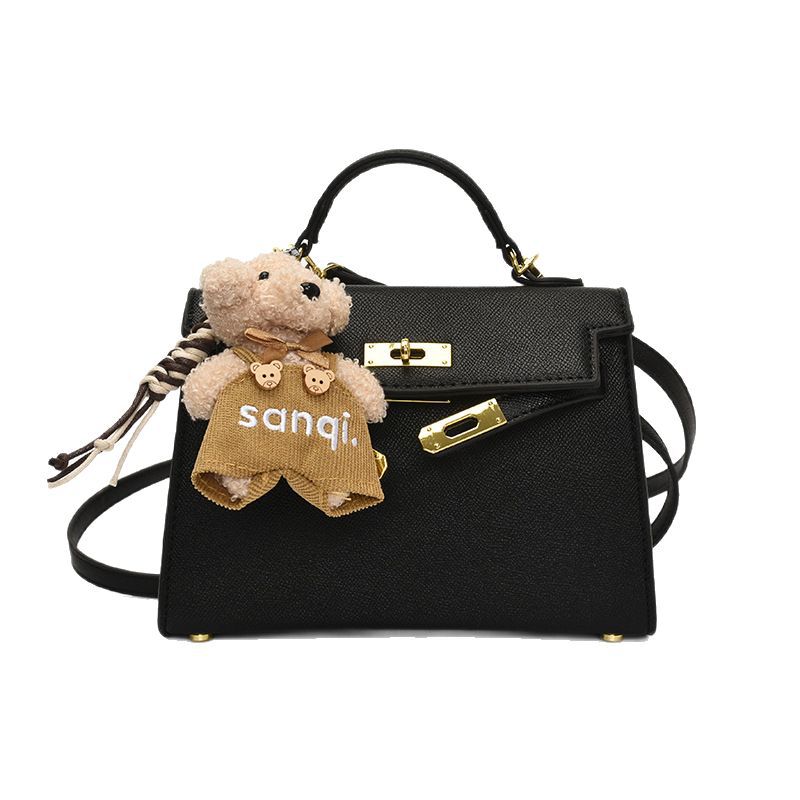 High-end and fashionable Kelly handbag for women, new Spring/Summer 2025, stylish, light luxury, versatile lockable single-shoulder crossbody bag Item Picture
