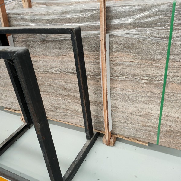 Natural silver-gray cave marble is a stone for home living room and kitchen decoration, hotel and villa window sills, countertop panels and background walls Application Scenario