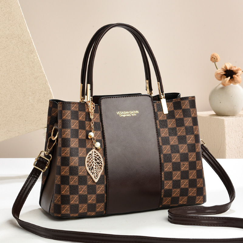 Fashionable handbag, Korean-style texture manufacturer, foreign trade bag for women, 2024 new single-shoulder smooth crossbody bag for women Specification drawing
