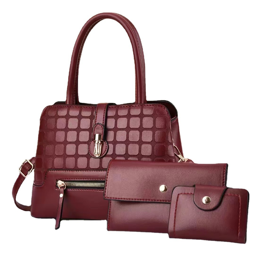 Factory direct sales of mother-and-child hand shoulder crossbody women's bags in Korean style, simple, fashionable and versatile, cross-border trade wholesale Item Picture