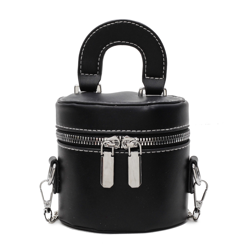 Cross-border hand-held women's bag 2025 New style Texture makeup box bag mini mouth red envelope single-shoulder crossbody bag Item Picture