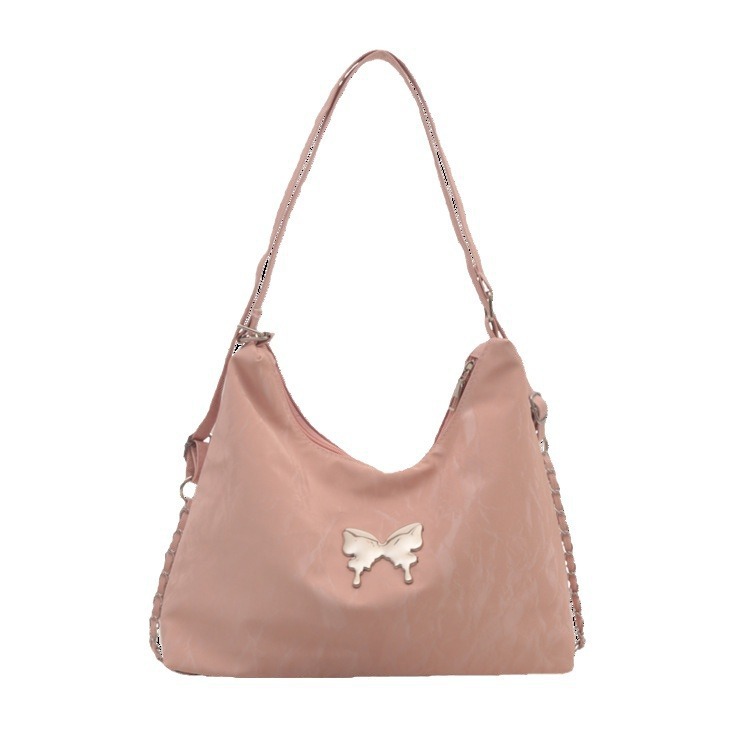 Large-capacity women's fashionable and versatile casual single-shoulder tote bag, 2024 new commuter butterfly backpack wholesale Item Picture
