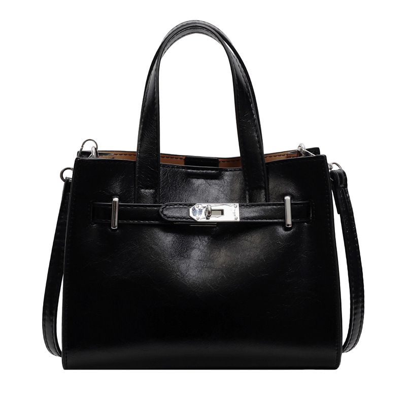 A stylish and casual tote bag 2025 new Korean style Instagram trendy and high-end briefcase for commuting single-shoulder Item Picture