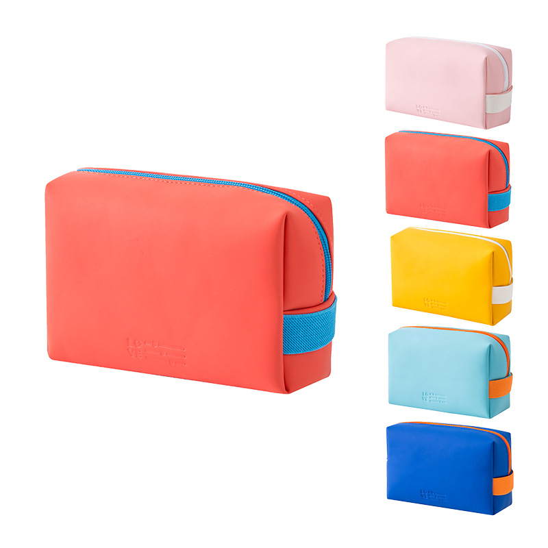 Best-selling PU makeup bag, cosmetic storage bag, hand-held storage bag, waterproof, heart-stirring octagonal makeup bag, high appearance level Item Picture