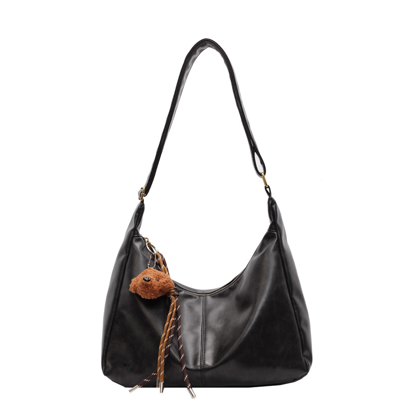 Retro, simple and fashionable, large-capacity tote bag for women 2024 new style, simple and casual single-shoulder bag, high-end crossbody bag Item Picture