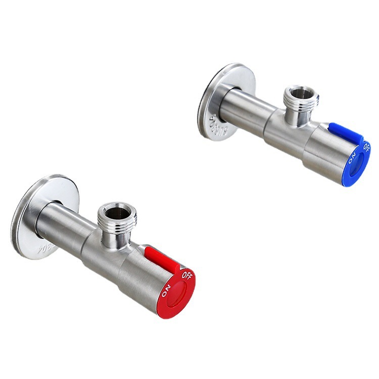 304 stainless steel Angle valve water heater, all-copper Angle valve, stop valve, one-in and two-out figure-eight valve, large flow Angle valve Application Scenario