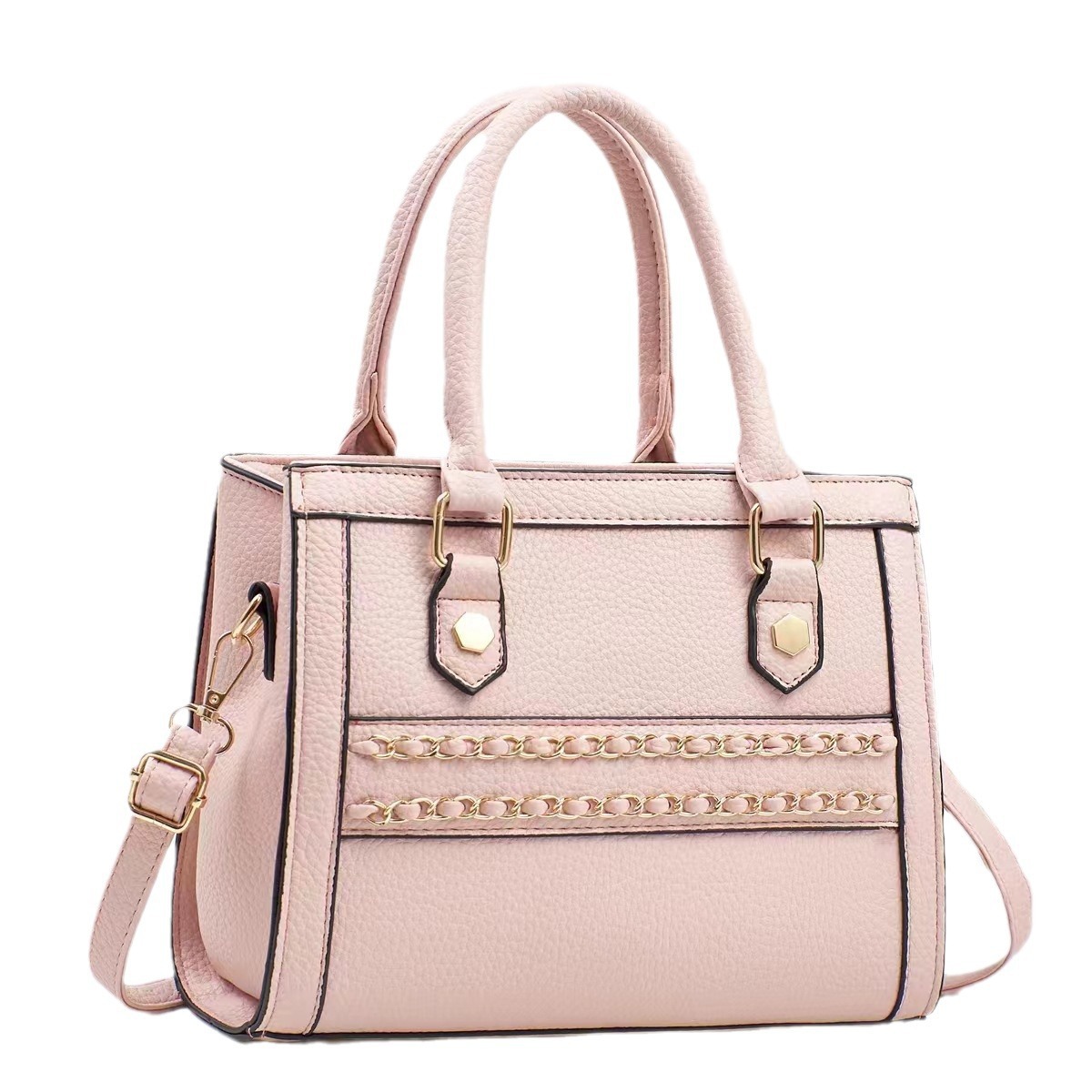 Manufacturer's foreign trade bag, women's fashionable handbag, Korean-style texture, single-shoulder smooth, crossbody bag for women, 2024 new style Item Picture