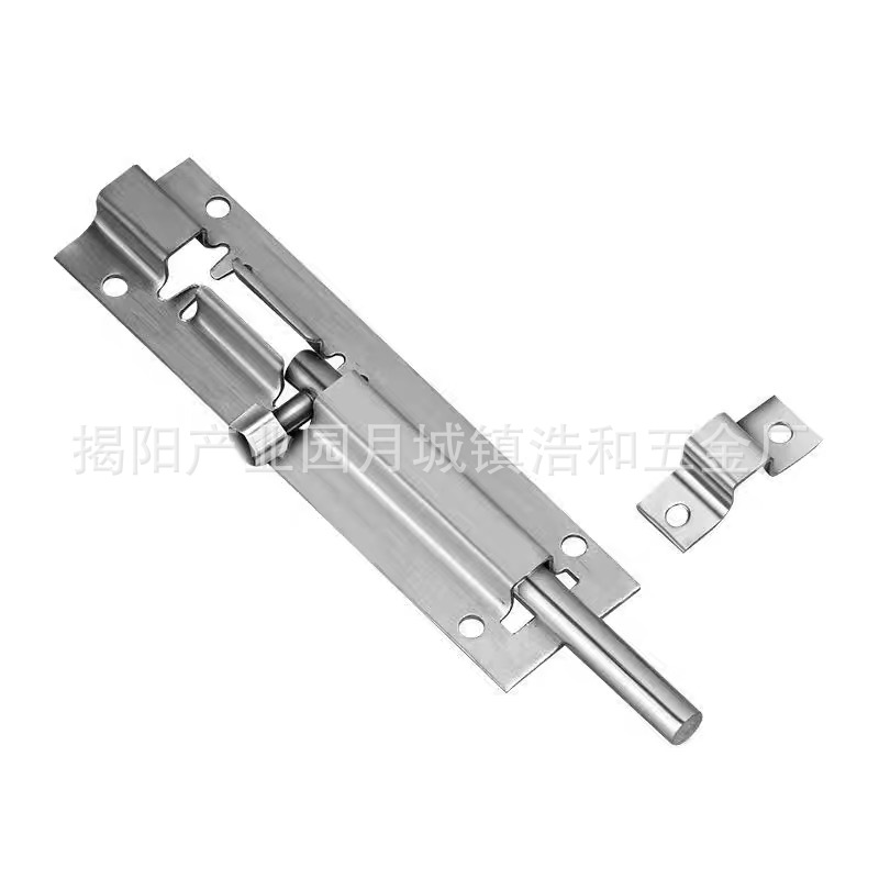 4-inch square latch, 5-inch hexagonal door latch, 6-inch welded latch, stainless steel 34-inch wide latch, wooden door 12-inch lock Specification drawing