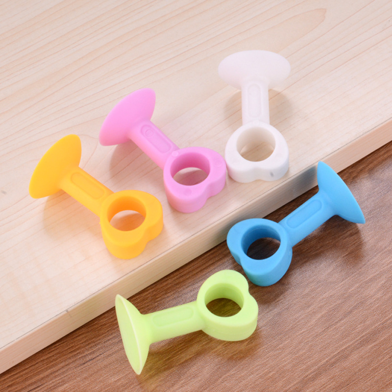Jinshengyuan silicone door stop, non-drilling handle, anti-collision bathroom buffer door stop, plastic rubber door bump door stop Application Scenario