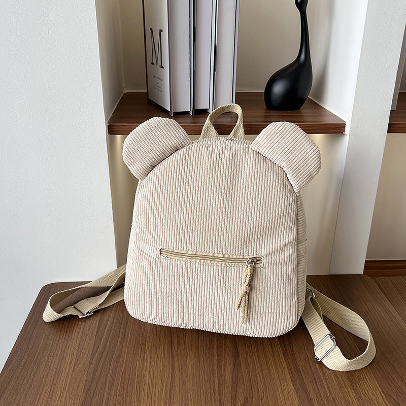 This is a new 2024 autumn collection of corduroy fashionable women's commuter crossbody bag with a unique and trendy style full figure