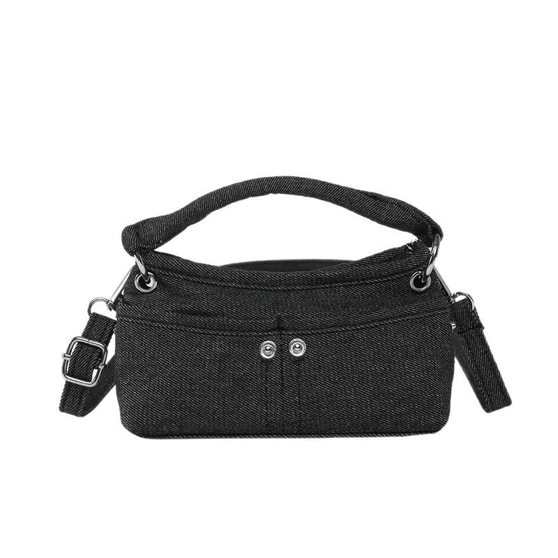 The 2025 new fashionable portable hand-held small square bag is a simple solid-color single-shoulder bag for women and a versatile multi-pocket crossbody bag Item Picture