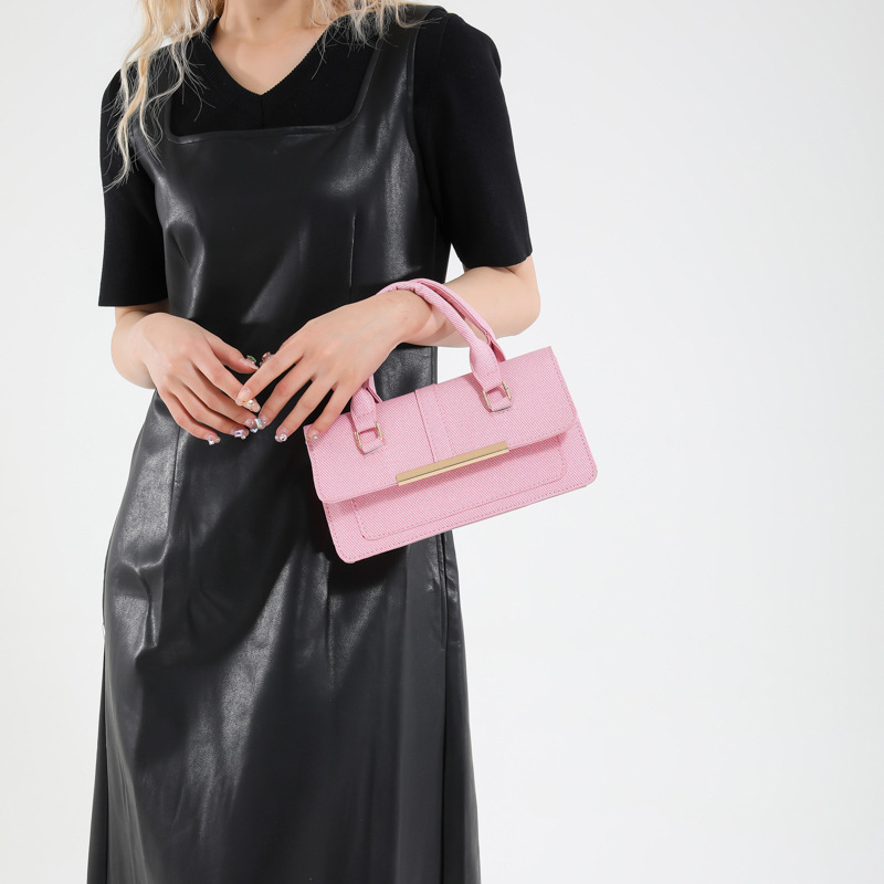 French simple, stylish and high-end texture women's bag, new trendy handbag for Spring/Summer 2025, single-shoulder crossbody bag Specification drawing