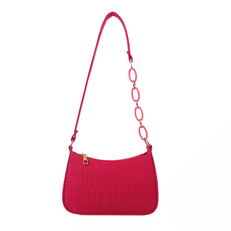 Single-shoulder bag for women, niche design, high-end texture, underarm bag, 2023 new crescent-shaped saddle bag, handbag Item Picture
