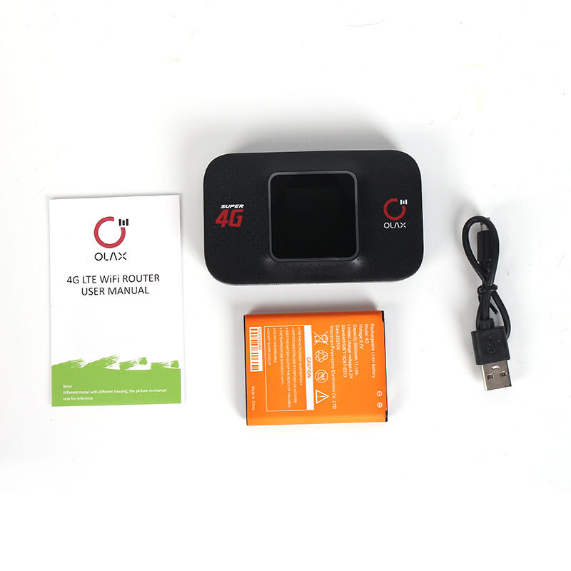 B28 Computer car mobile wifi4G Malaysia 3000mah ultra-long battery display Portable router Item Picture