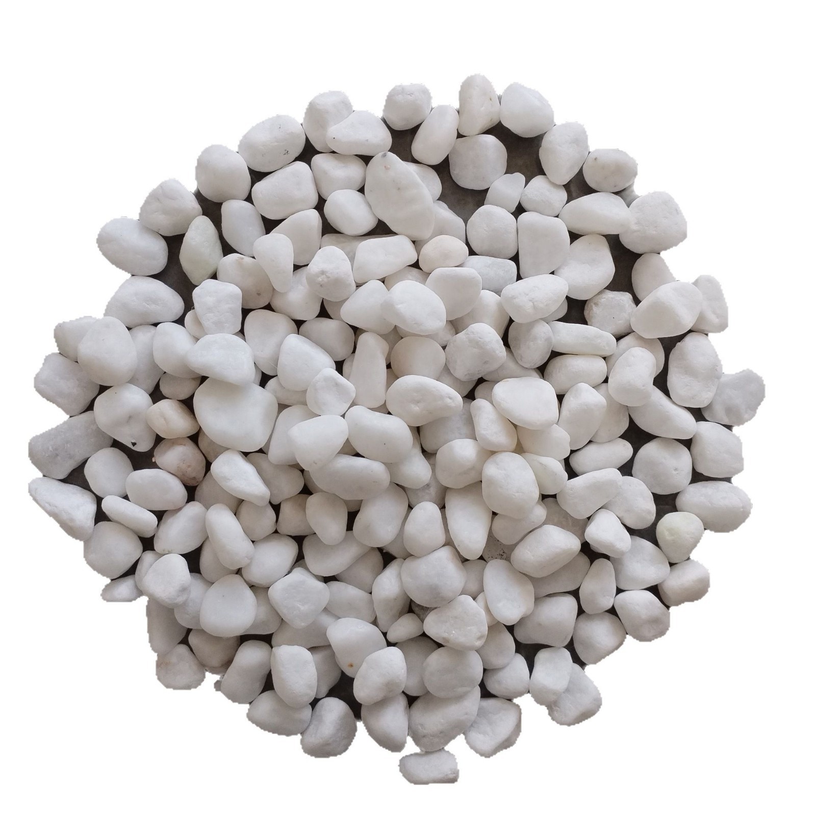Factory wholesale white pebble fish tank landscaping garden pavement, garden landscape white pebble gravel courtyard paving Item Picture
