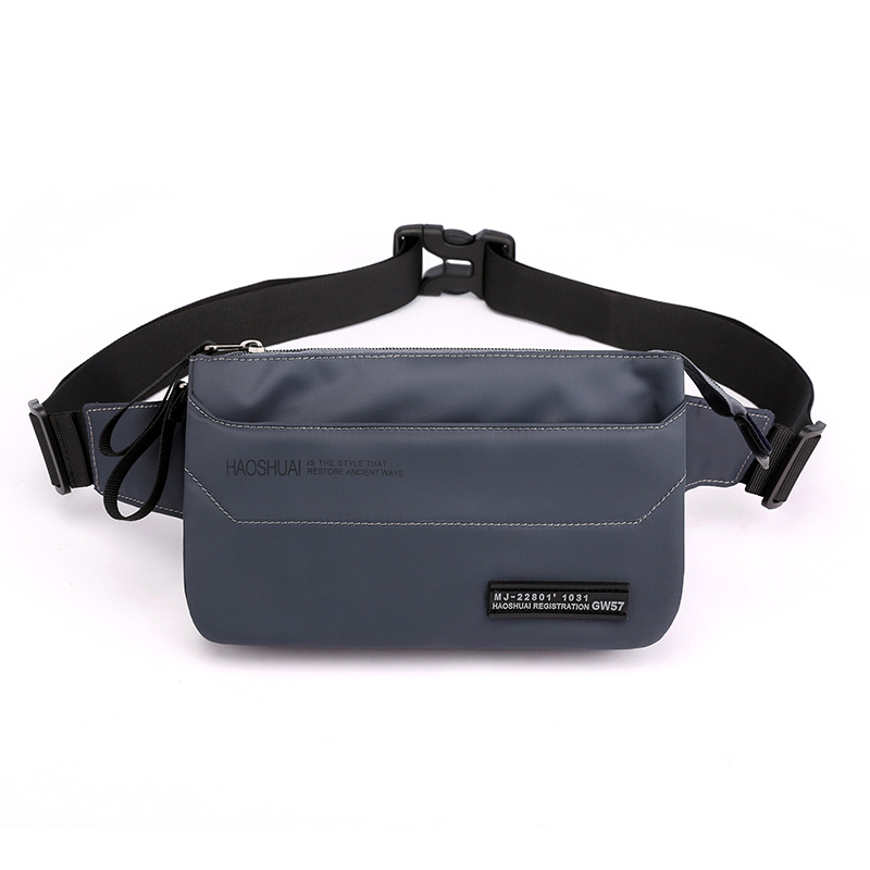 Factory direct sales of new outdoor sports close-fitting waist bags, trendy men's chest bags, crossbody bags and multi-functional storage bags Item Picture