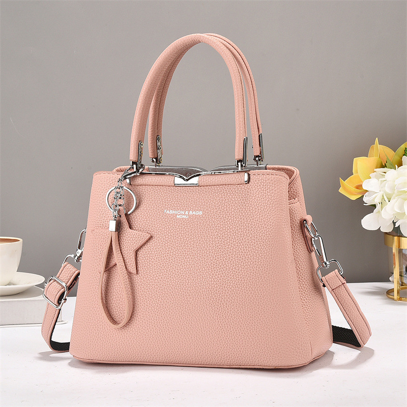 Fashionable women's bag, middle-aged mother's bag, high-end, elegant and versatile, single-shoulder crossbody bag, 2025, large-capacity handbag trend details Picture