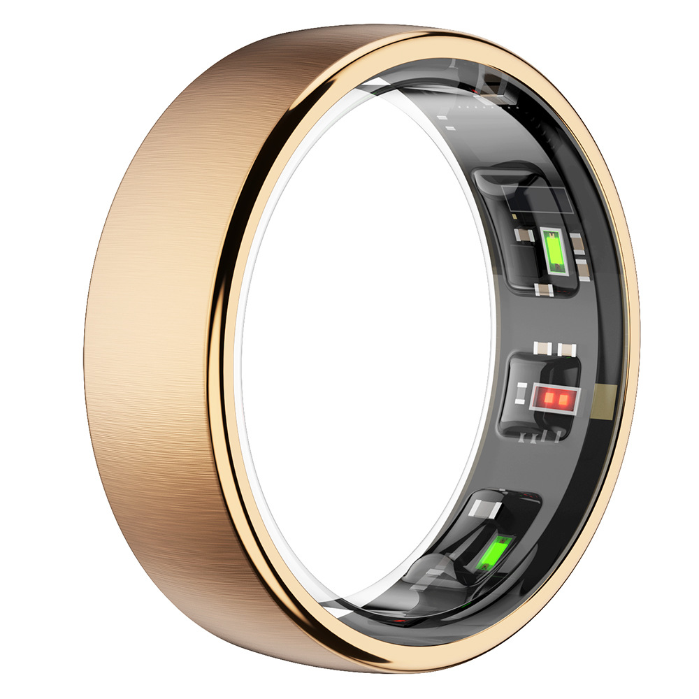 Cross-border R10 smart ring, wireless charging, heart rate, blood oxygen measurement, women's health, sleep count, step count, multi-exercise ring details Picture