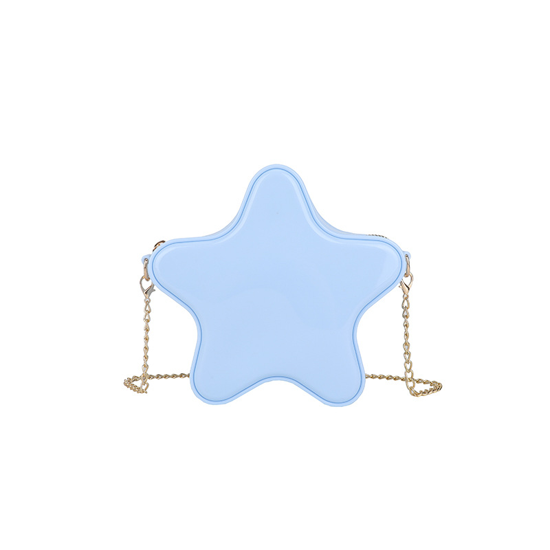 Spring and Summer new macaron-colored jelly bag, texture chain single-shoulder bag, fashionable and versatile women's crossbody five-point bag Item Picture