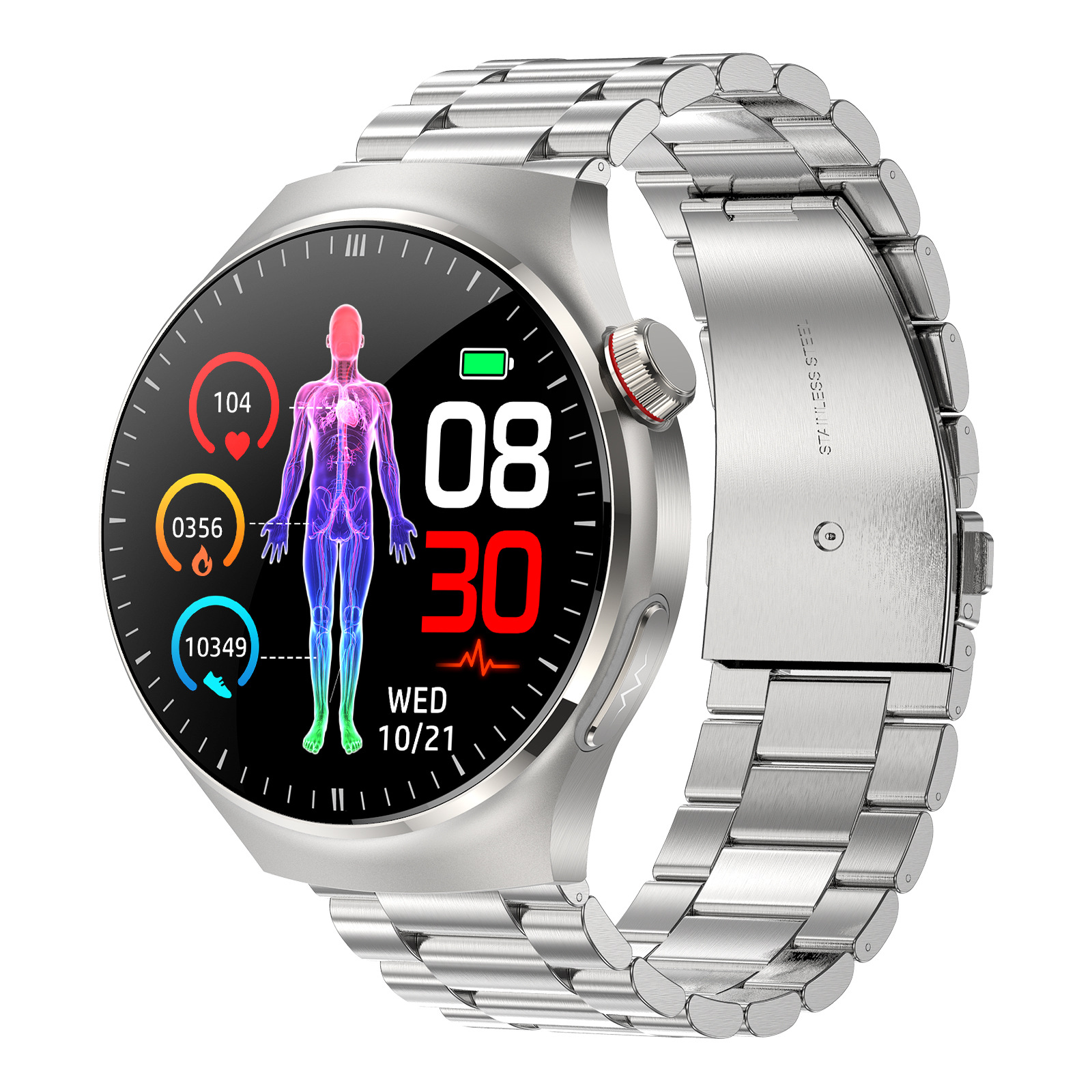 The new tk26 smartwatch features electrocardiogram, health monitoring, Bluetooth calls, body temperature, heart rate and sleep monitoring details Picture