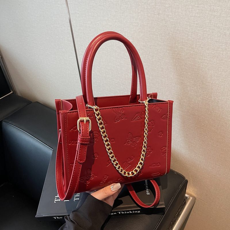 A new 2025 Korean style Instagram trendy, simple and casual single-shoulder bag with a high-end feel for women Specification drawing