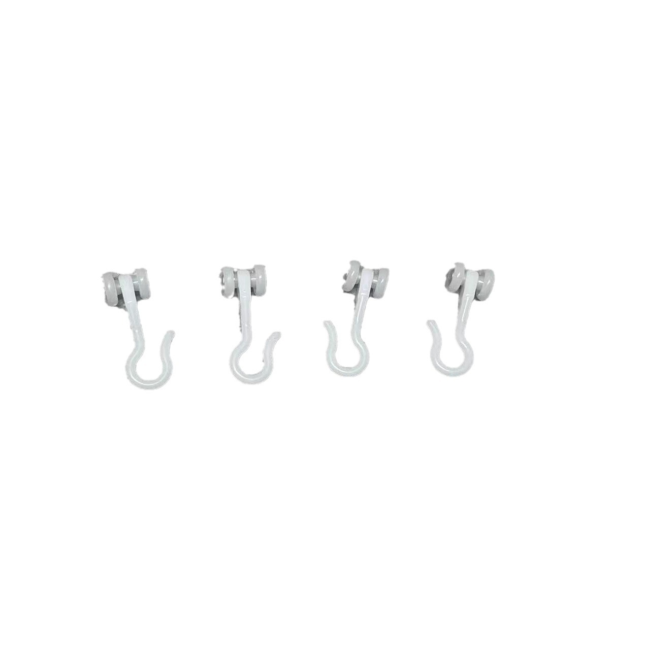 Wholesale of curtain curtain rail, plastic pulley, mosquito net pulley hook, curtain mosquito net pulley, curtain accessories Item Picture