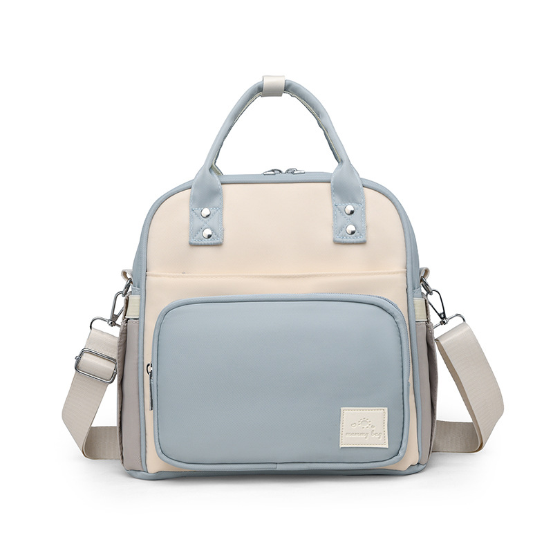 New multi-functional outdoor Mommy bag, portable crib, Korean version double-shoulder mother and baby bag, cross-border Application Scenario