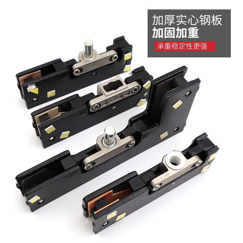 304 stainless steel glass door clamp, thickened upper clamp, lower clamp, curved clamp, floor spring, heavy-duty glass clamp accessories, upper and lower clamps Application Scenario