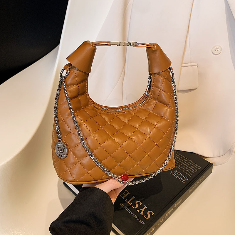 Fashion chain hand-held pea bag for women 2025 New style simple and elegant single-shoulder bag, niche design trendy crossbody bag Specification drawing