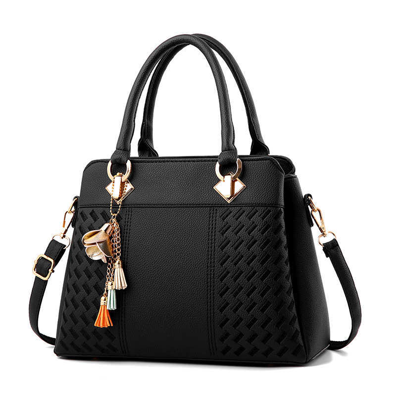 We offer delivery services for the new 2024 pu large-capacity mother's handbag, single-shoulder crossbody bag and middle-aged women's bag for cross-border trade details Picture