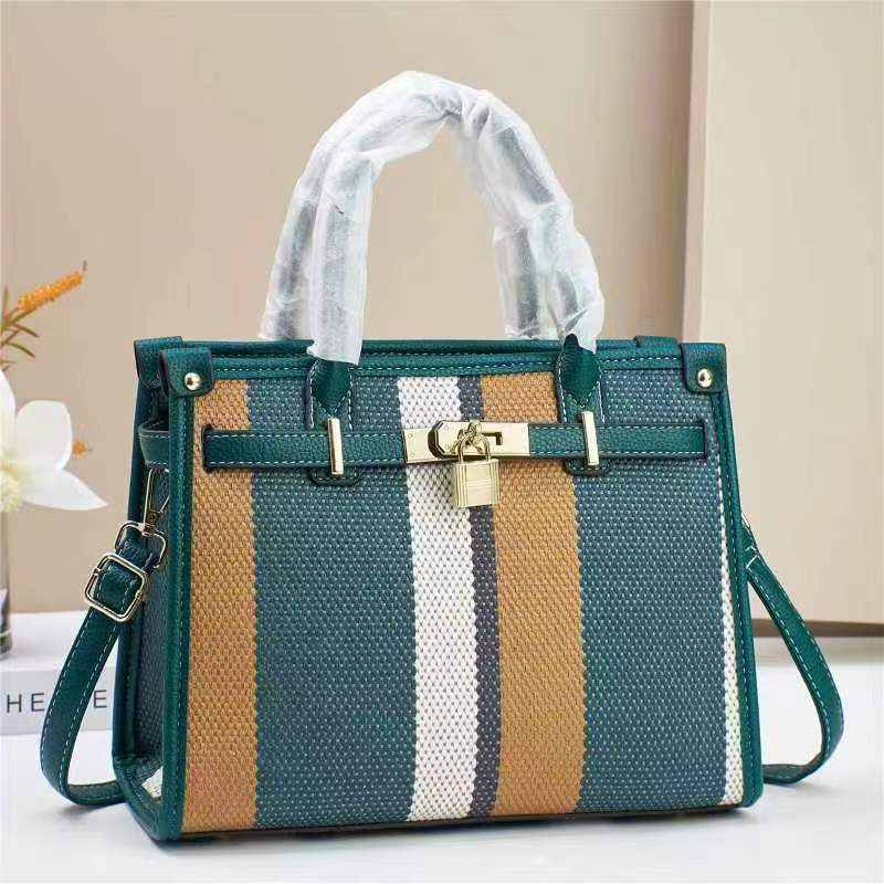 Fabric-textured women's 2024 new commuter Tote women's bag, large capacity, fashionable crossbody single-shoulder bag, elegant mom bag Specification drawing