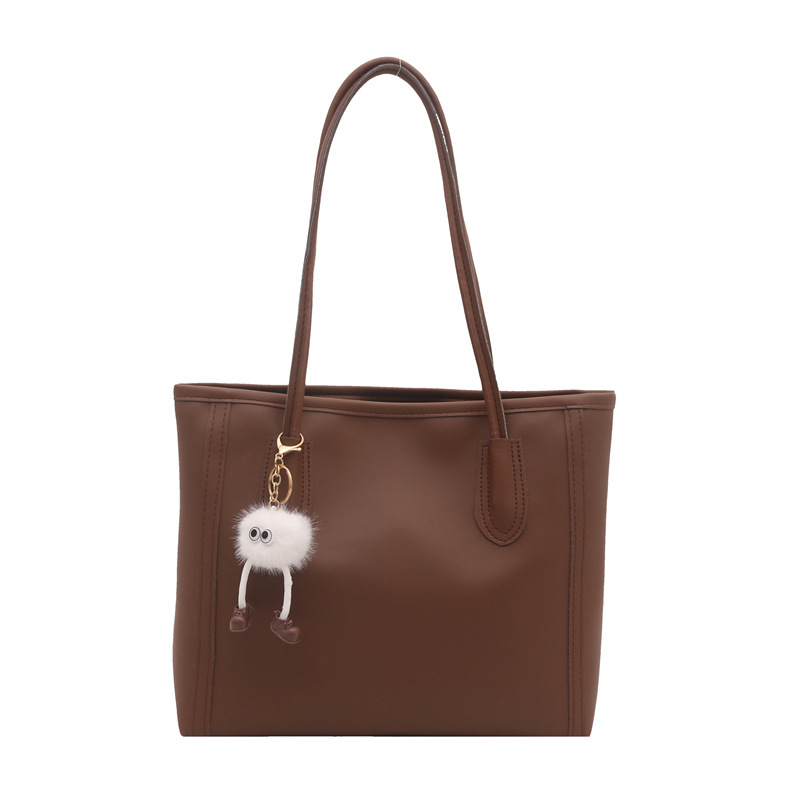 Winter new large-capacity tote bag for women 2024, a versatile and elegant single-shoulder bag for women's commuting. A large PU hand-held bag Item Picture