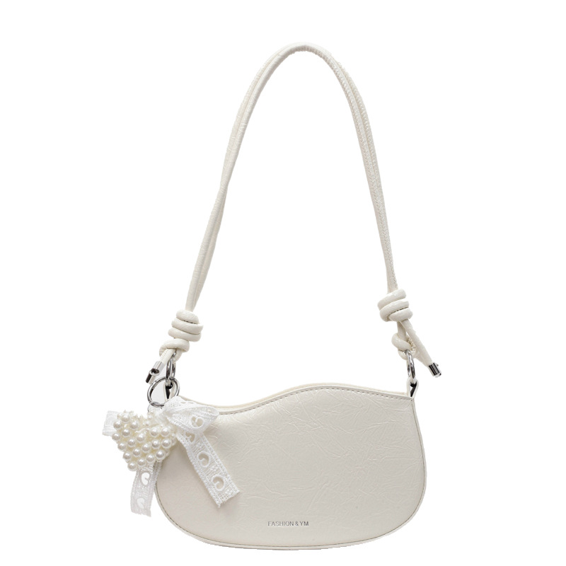 A niche underarm bag with a high-quality texture, a new summer 2025 solid color small square bag, a simple single-shoulder bag, and a versatile crossbody bag Item Picture