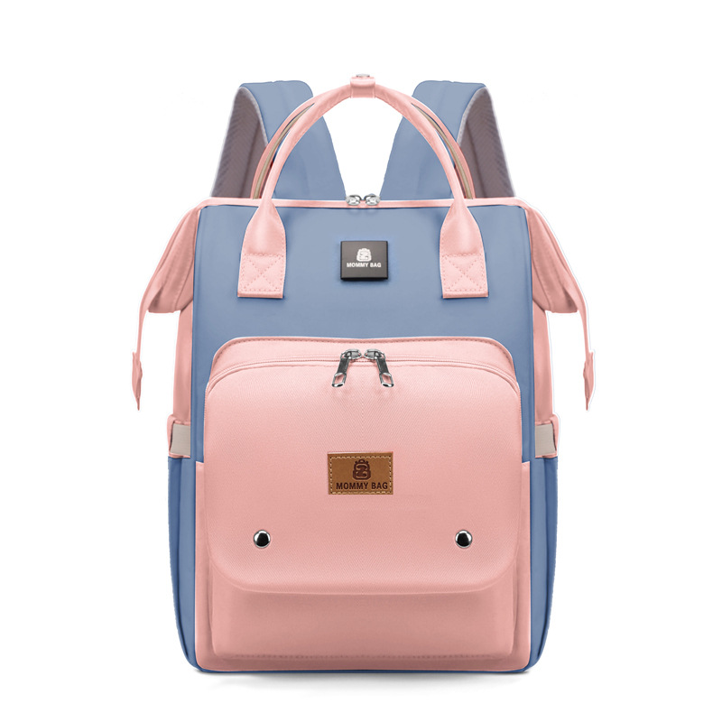 Mummy Bag, new fashionable mother and baby bag, cute backpack, student schoolbag, lightweight and large-capacity backpack for mothers going out Specification drawing