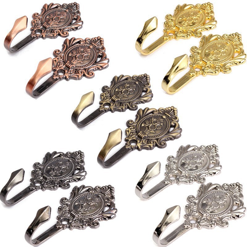 The manufacturer's cross-border AliExpress new product, curtain classical wall hook, zinc alloy antique wall hook, hook A12 Item Picture