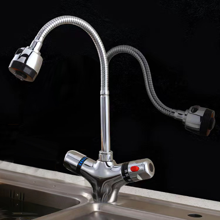 Ousha Pai kitchen thermostatic faucet, washbasin thermostatic faucet, washbasin thermostatic faucet Application Scenario
