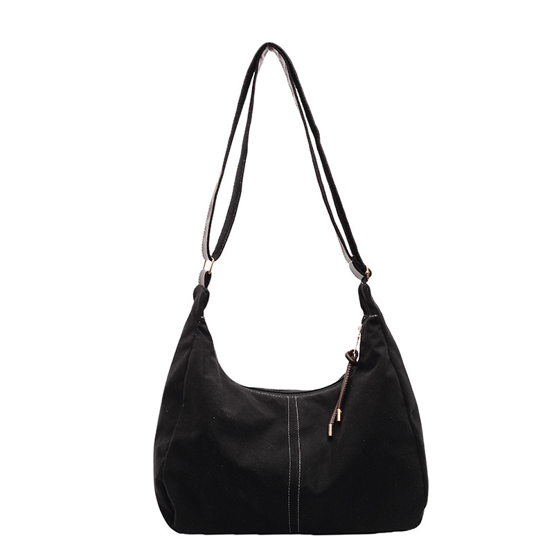 Large-capacity retro bag for women 2024 winter, fresh, casual, fashionable and simple single-shoulder bag, casual tote crossbody bag Item Picture