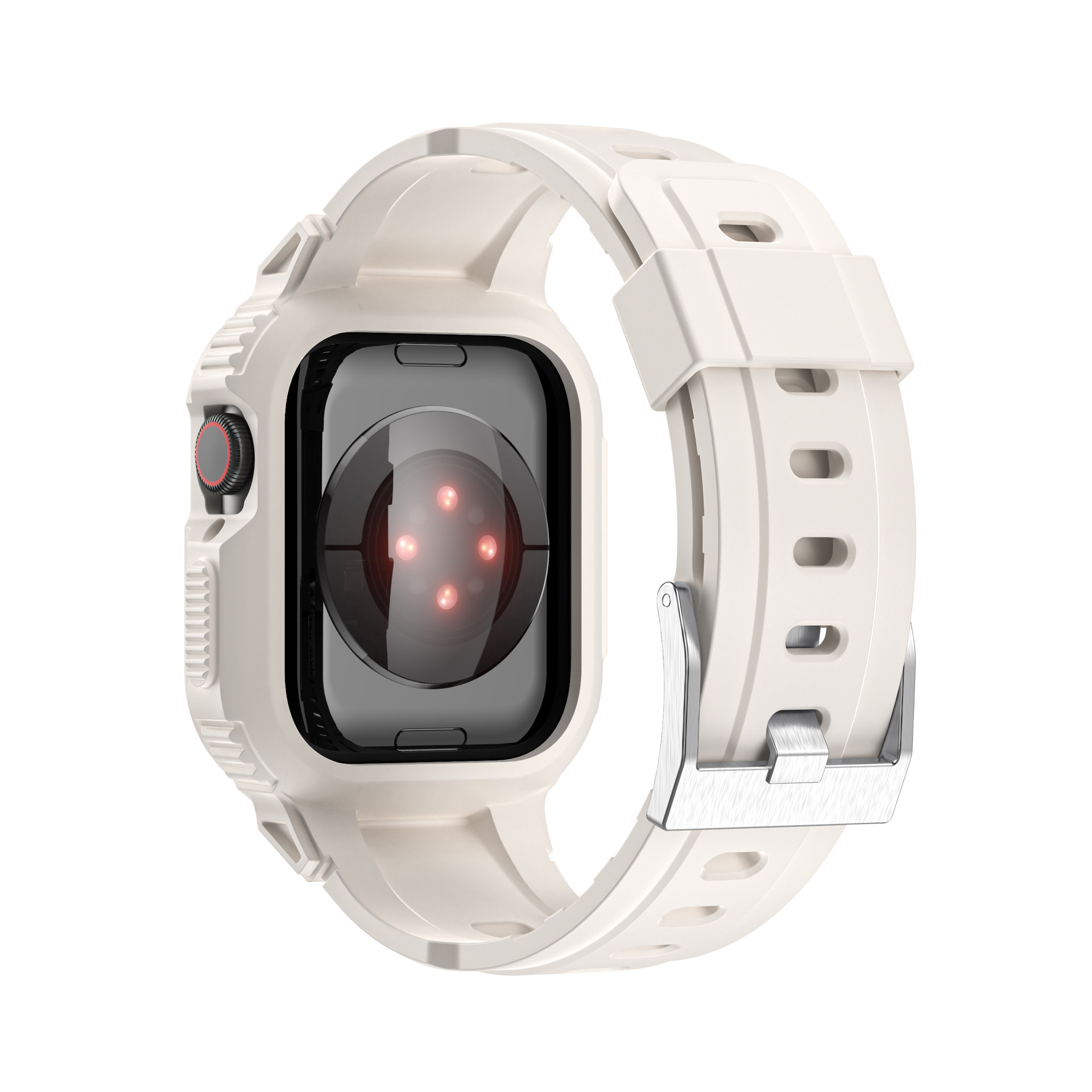 The new model is suitable for the 5678th generation SE armored one-piece TPU sports iWatch band of AppleWatch Item Picture