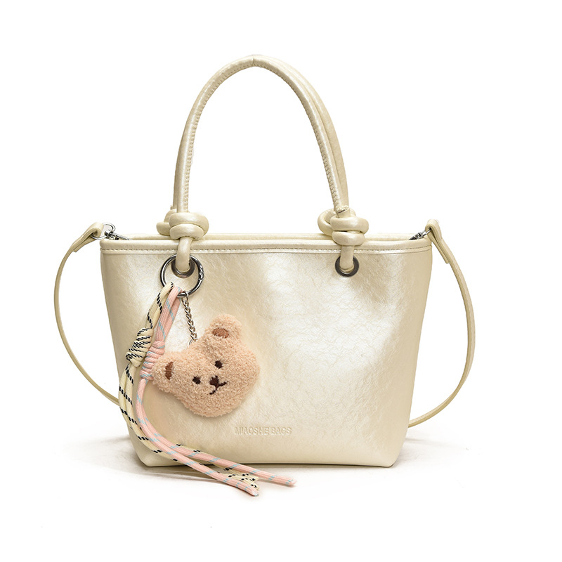 "Little Bag Women 2025 New Style High-end retro simple bucket bag Women's crossbody bag Casual Japanese and Korean single-shoulder bag. Item Picture